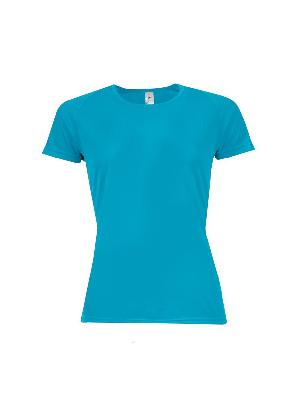 Comprar Camiseta Sporty Mujer Azul Agua Barata